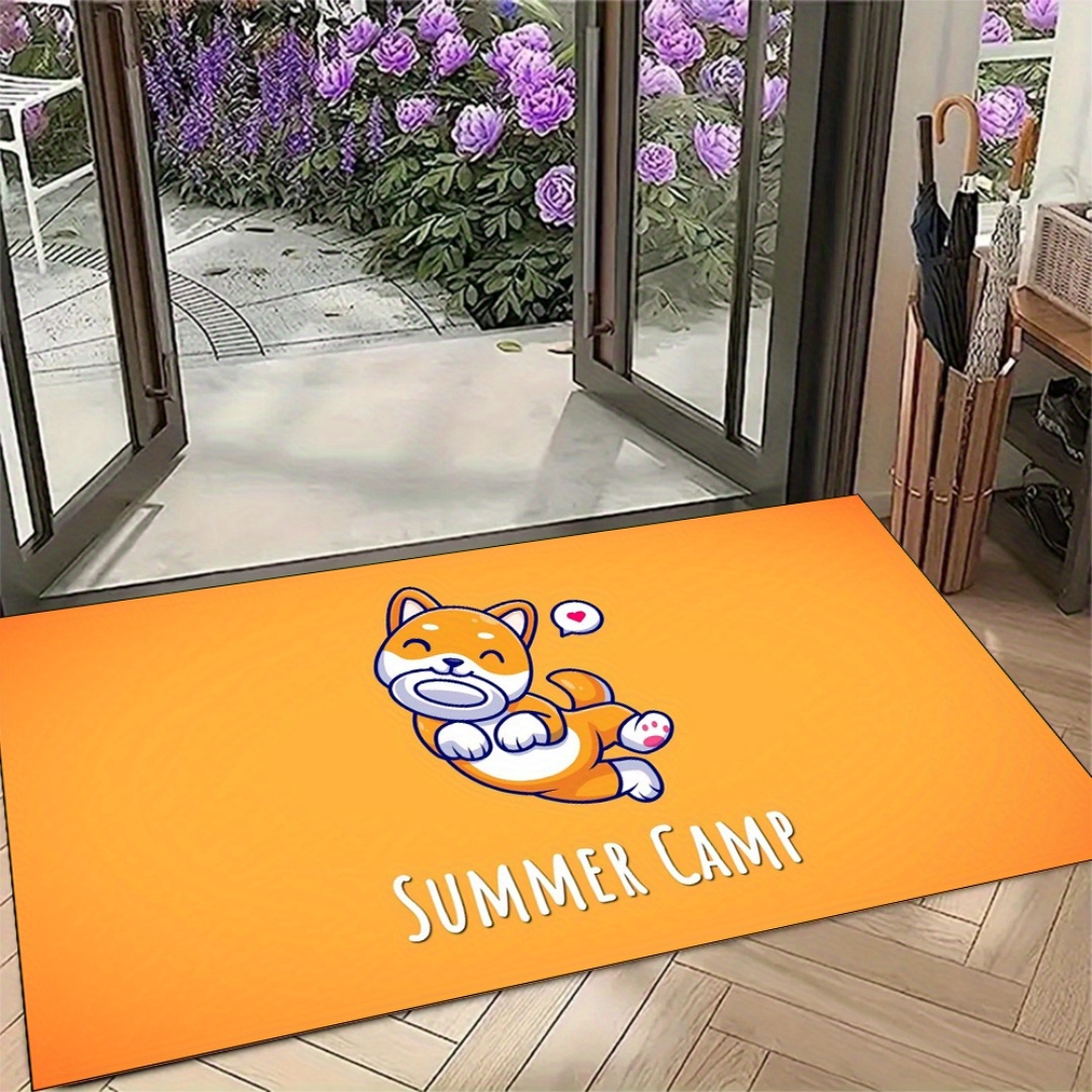 Home Textiles Images - Floor mat with cute cartoon image