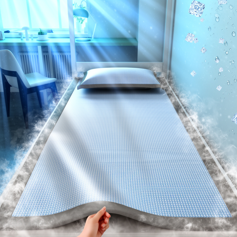 Mattress Pad Topper - 1 Piece Ice Silk Sleeping Mat
