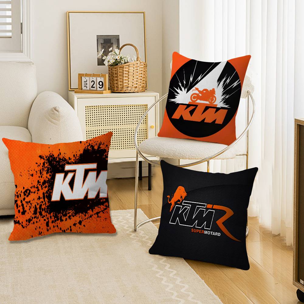 Home Textiles Classic Fashion - Classic Motorcycle Logo K-Ktm Pillow Anime
