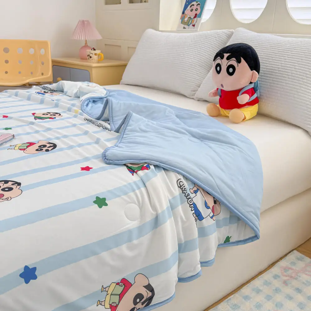 Home Textiles Blanket - Kawaii Crayon Shin-Chan Summer Quilt Cartoon