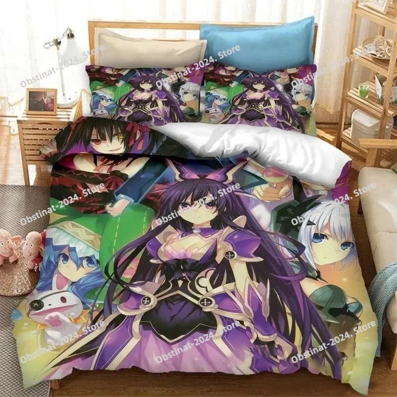 3D Printing Anime Date A Live  - огляд і ціна Home Textiles Classic Fashion