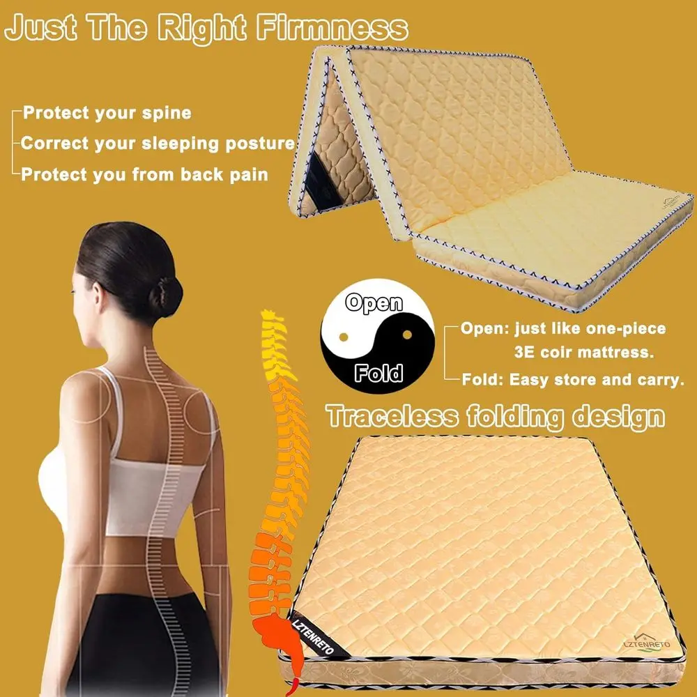 Coir Mattress Pad, 3 Palm Matt - огляд і ціна Mattress Pad Topper