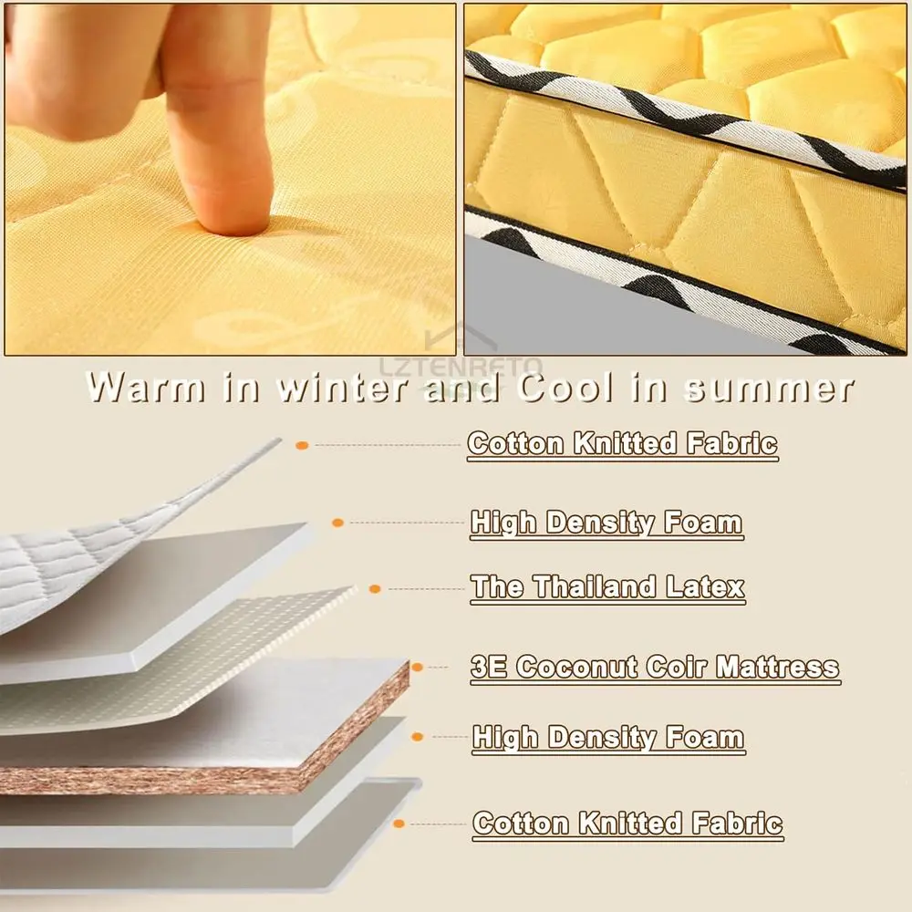 Coir Mattress Pad, 3 Palm Matt - огляд і ціна Mattress Pad Topper