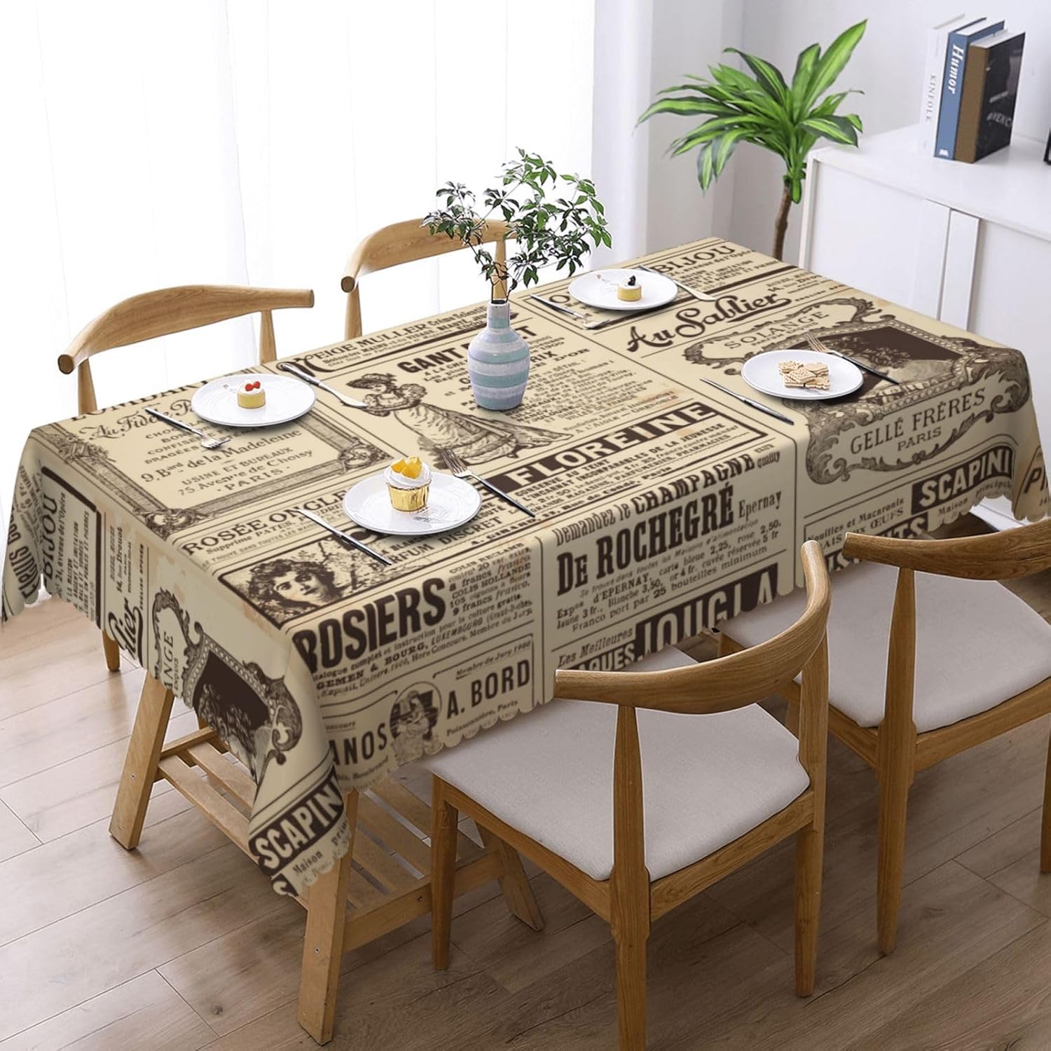 Vintage Paris France Newspaper - огляд і ціна Home Textiles News