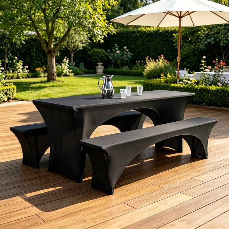 3Pcs Spandex Table Cover Open  - огляд і ціна Home Textiles News
