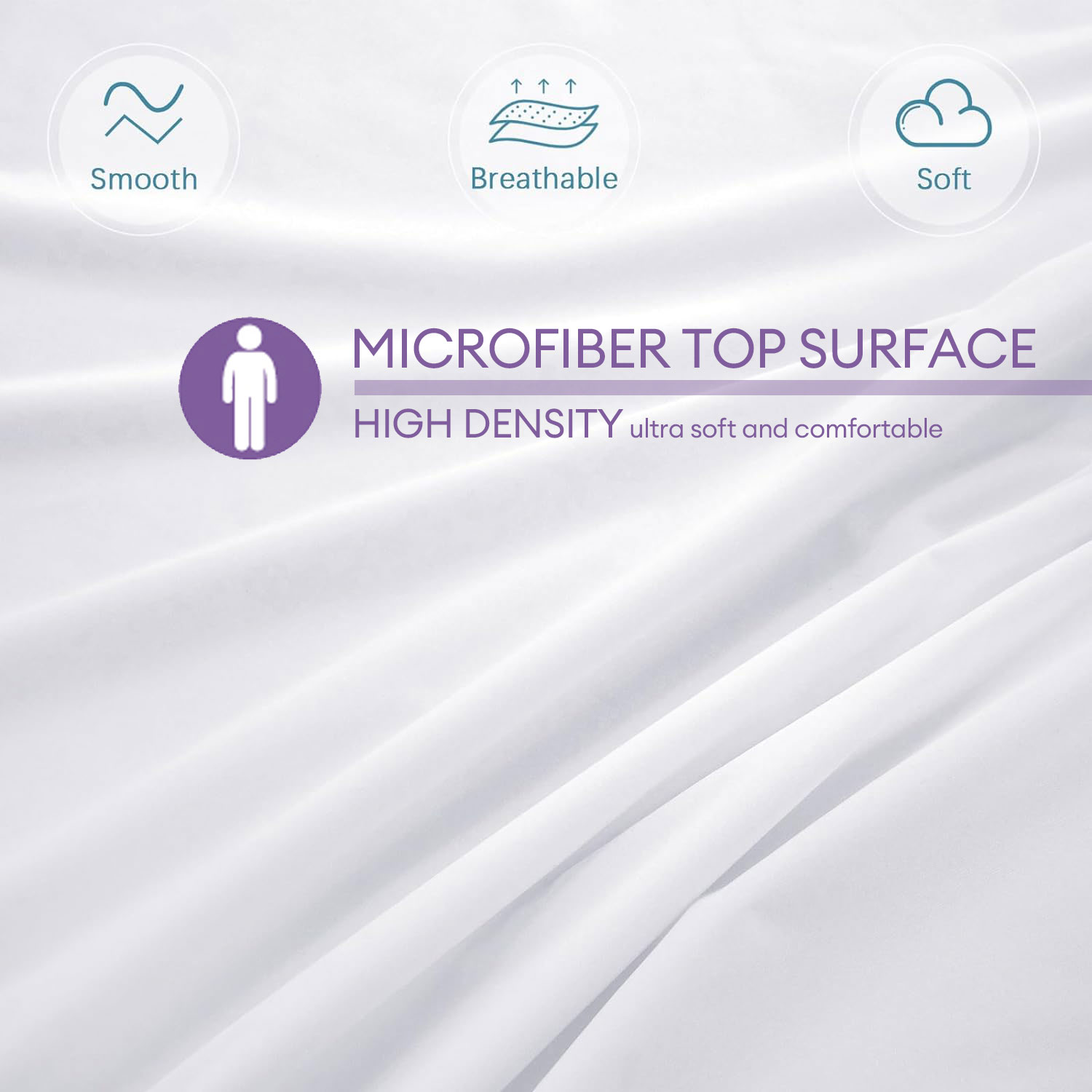 1pc Crib Mattress Protector Sm - огляд і ціна Mattress Pad Topper