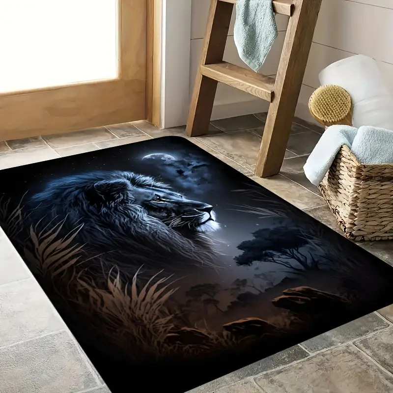 Starry Night Lion Floor Mat -  - огляд і ціна Home Textiles Designer