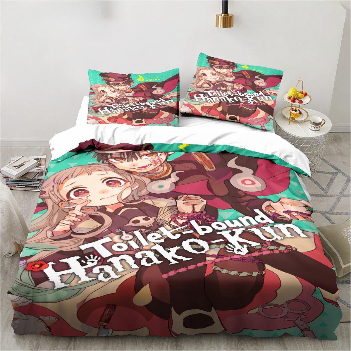 Anime Toilet-Bound Hanako-kun  - огляд і ціна Linen Duvet Cover