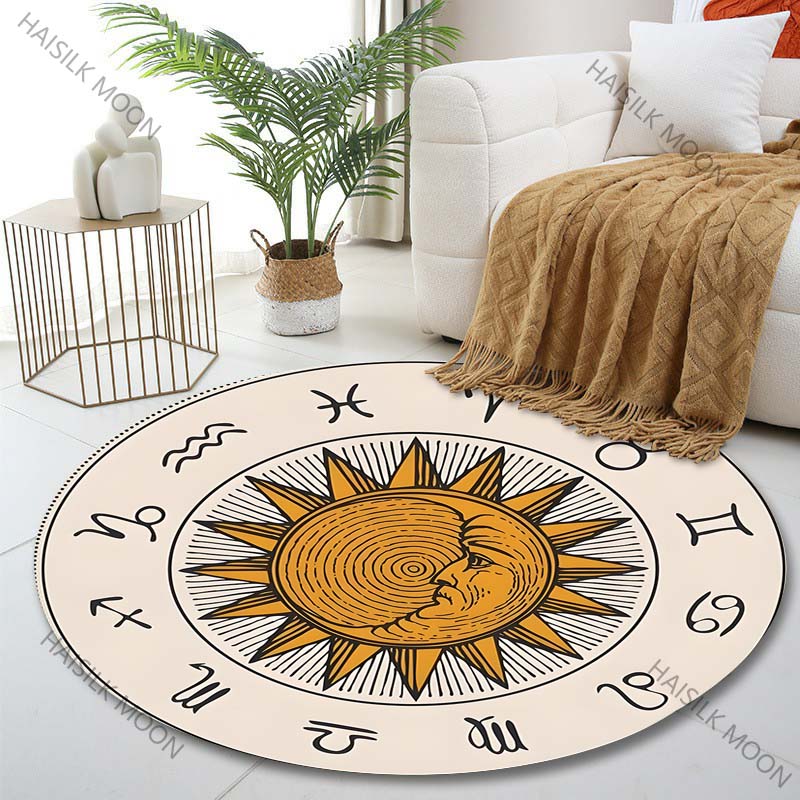 1PC Zodiac signs around sun im - огляд і ціна Home Textiles Images