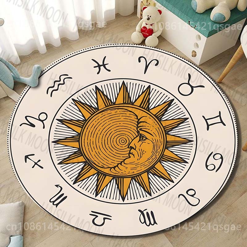 1PC Zodiac signs around sun im - огляд і ціна Home Textiles Images
