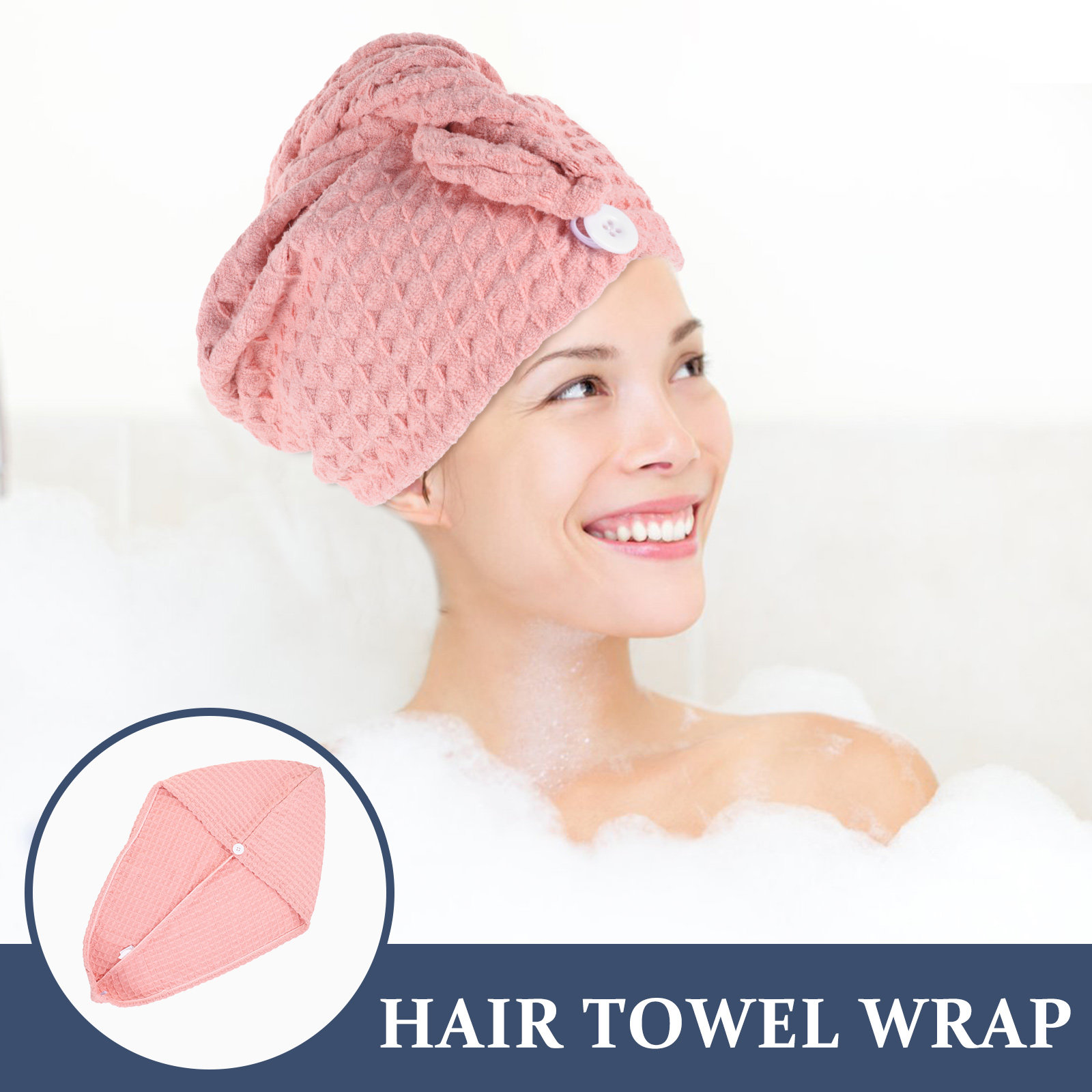 2Pcs Rapid Drying Hair Towel W - огляд і ціна Home Textiles In Pakistan