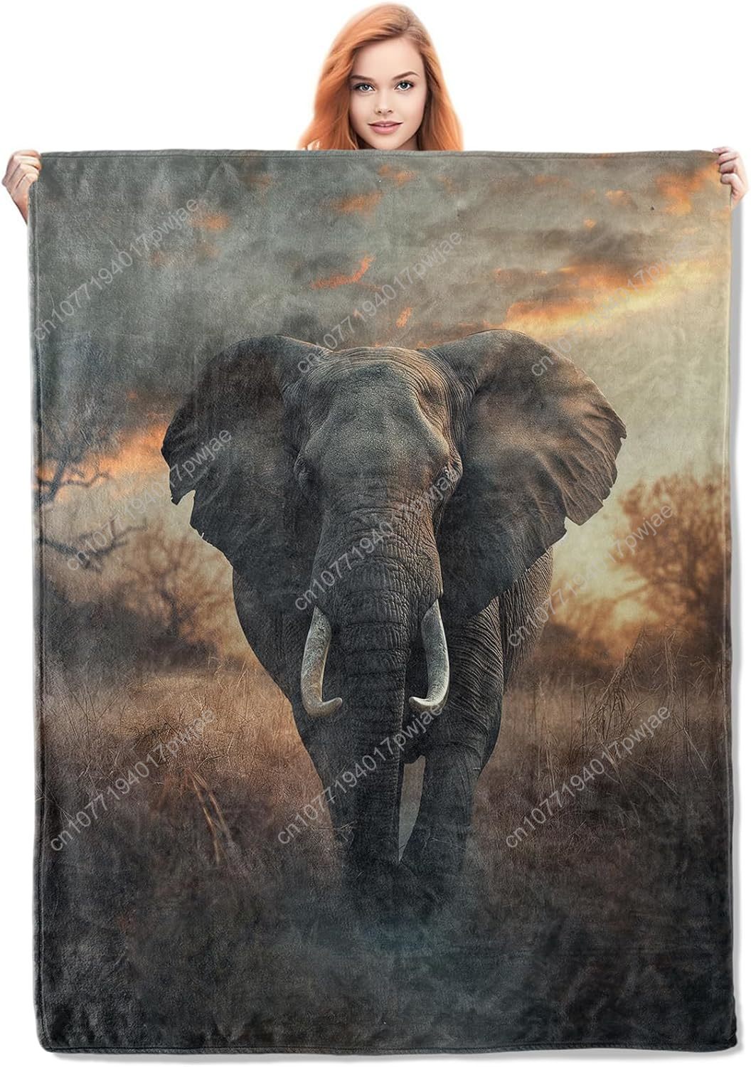 Elephant Fleece Blanket, Reali - огляд і ціна Home Textiles Blanket