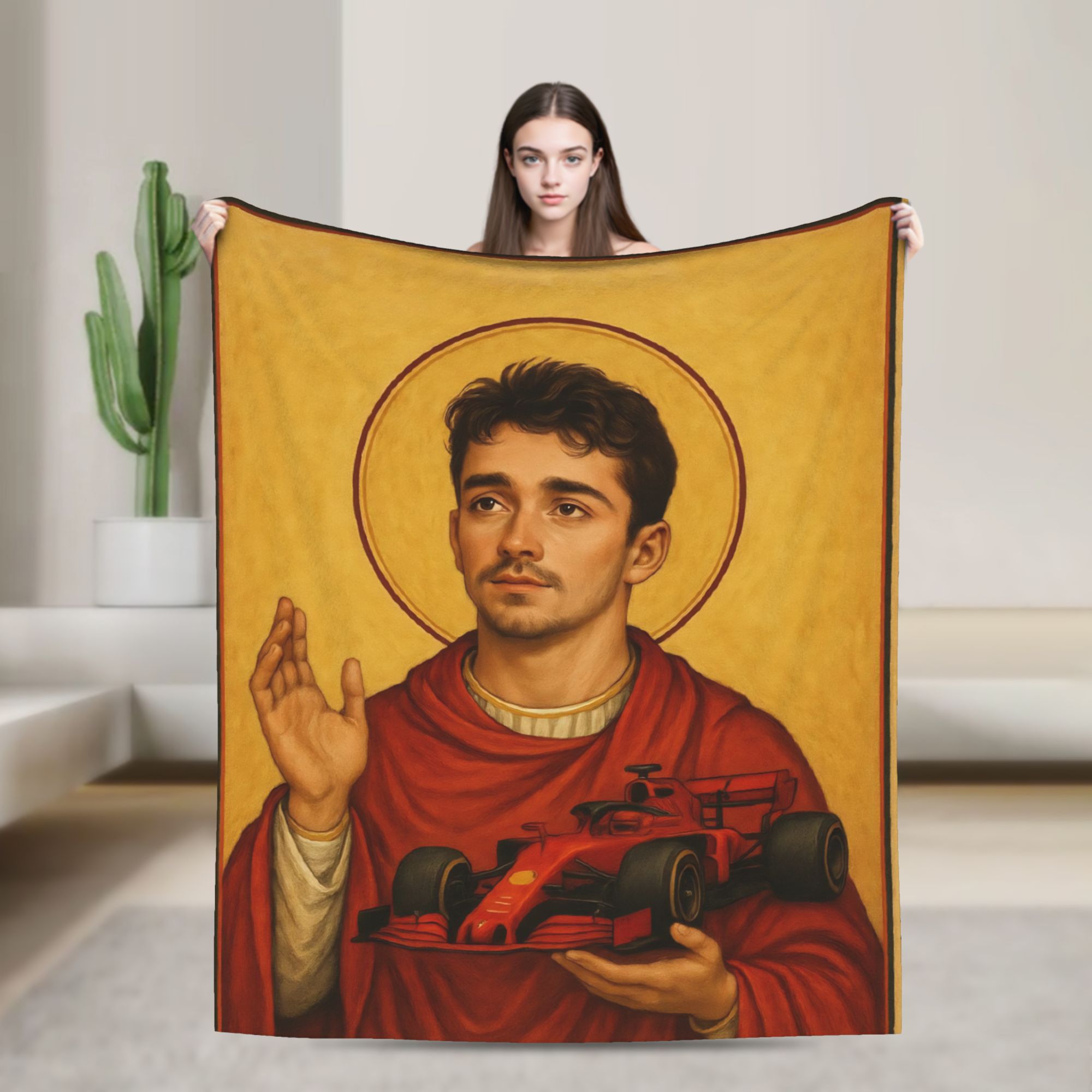 Funny image of Jesus Flannel p - огляд і ціна Home Textiles Images
