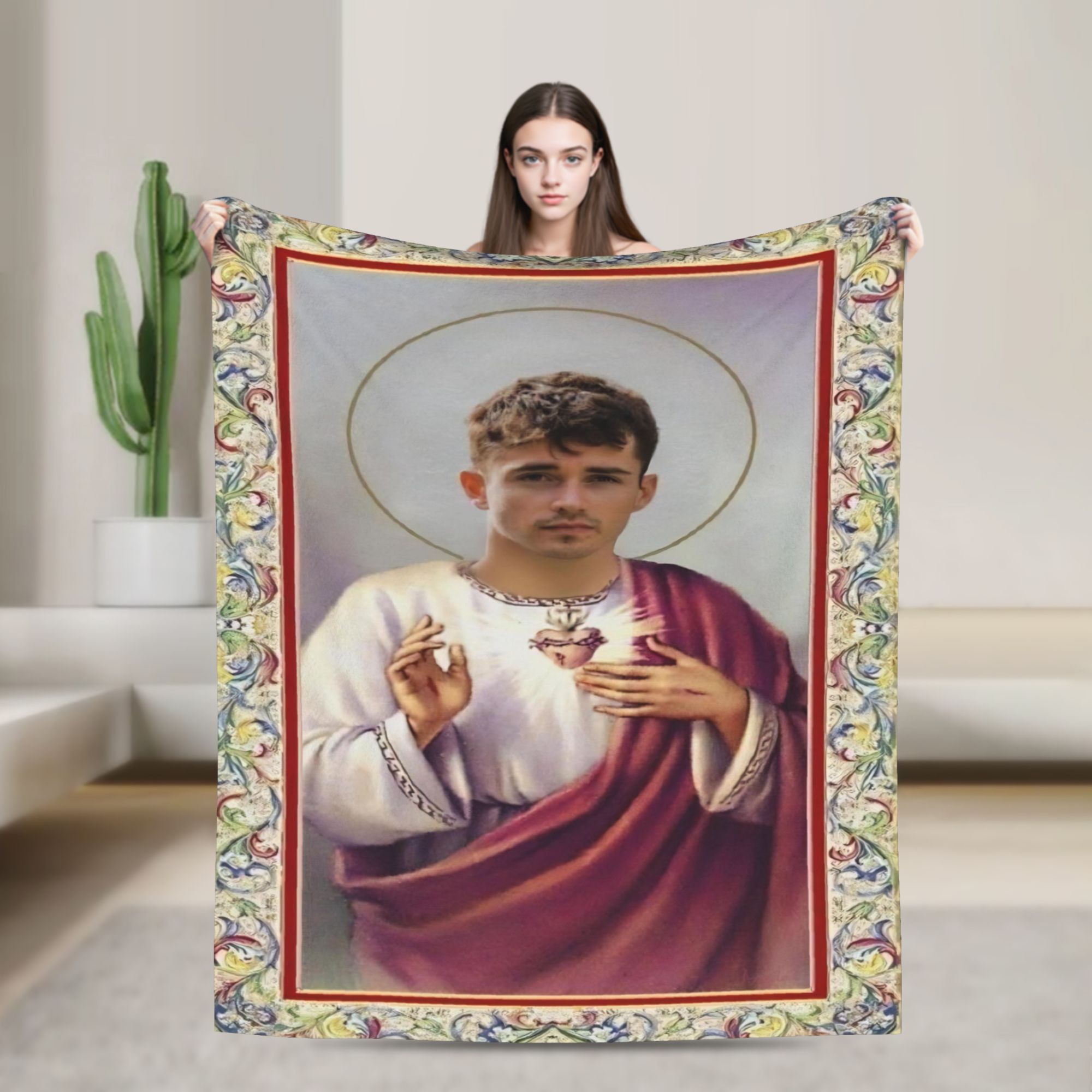 Funny image of Jesus Flannel p - огляд і ціна Home Textiles Images