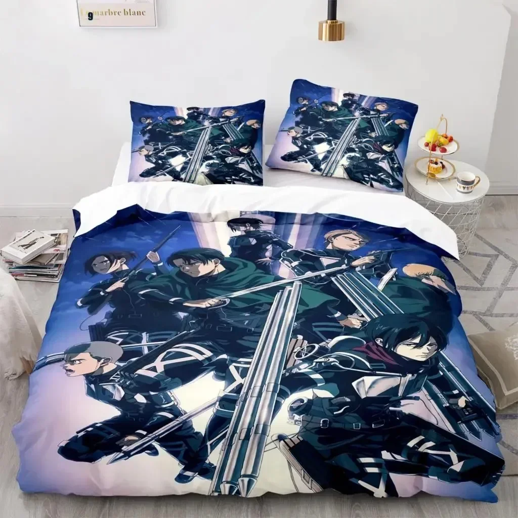 Anime Attack On Titan Home Tex - огляд і ціна Linen Duvet Cover