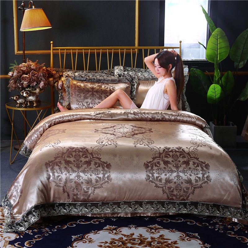 European Classical Luxury 4PCS - огляд і ціна Linen Duvet Cover