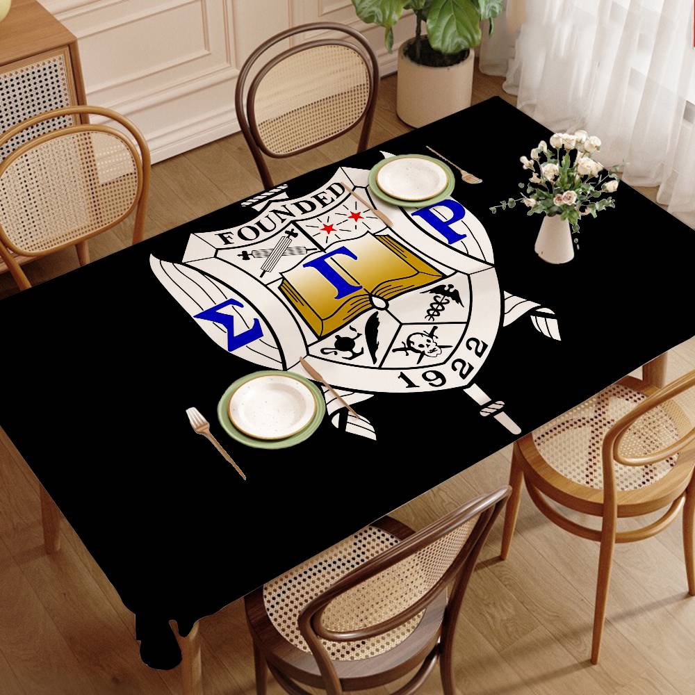 Sigma Gamma Rho LOGO Tableclot - огляд і ціна Home Textiles News