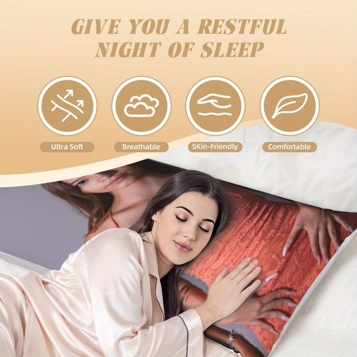 1 Custom Photo Body Pillowcase - огляд і ціна Home Textiles Designer