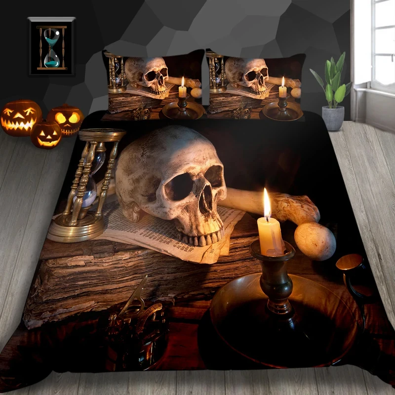 Dream NS Skeleton Bedding Set  - огляд і ціна Linen Duvet Cover