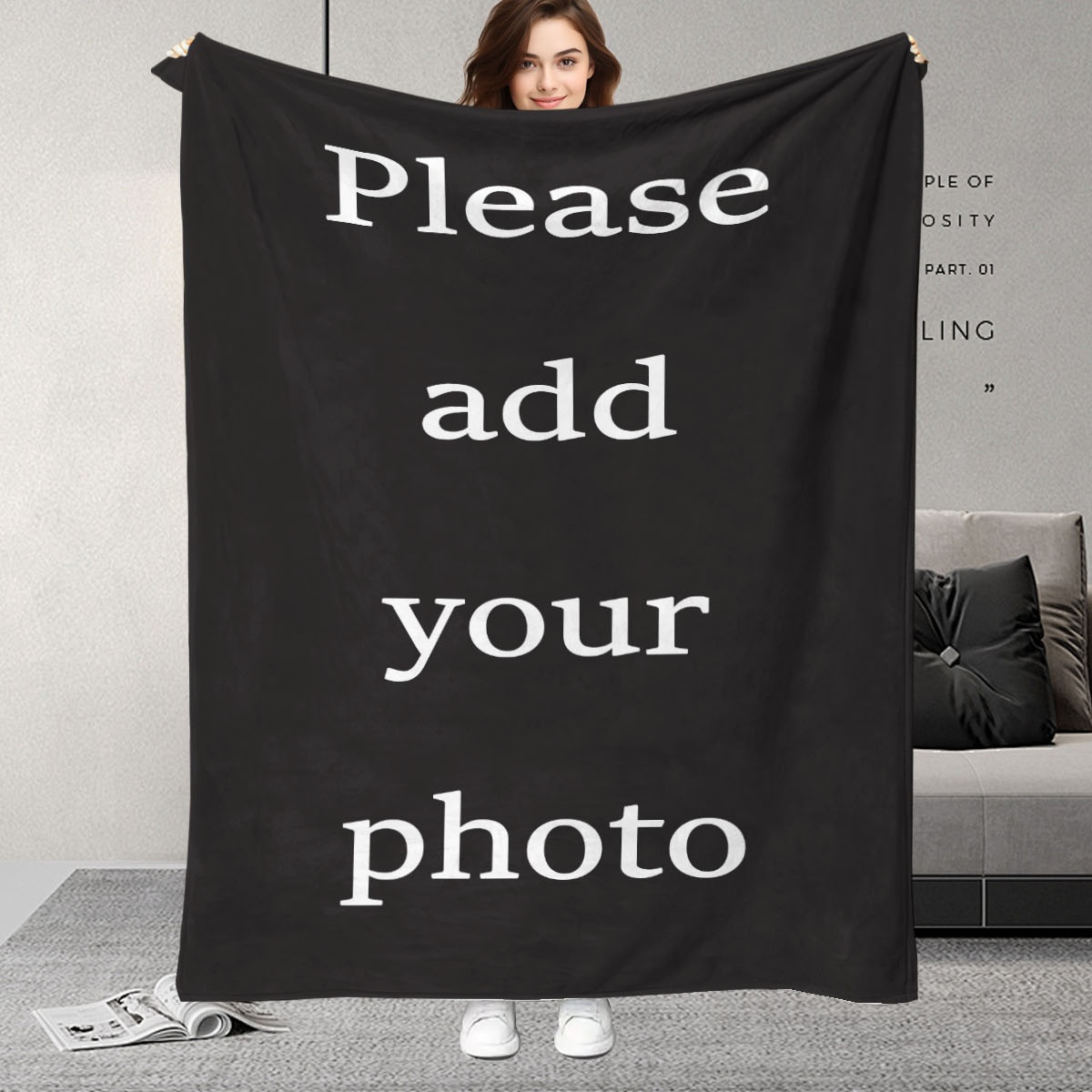 Custom Digital Flannel Fleece  - огляд і ціна Home Textiles Images